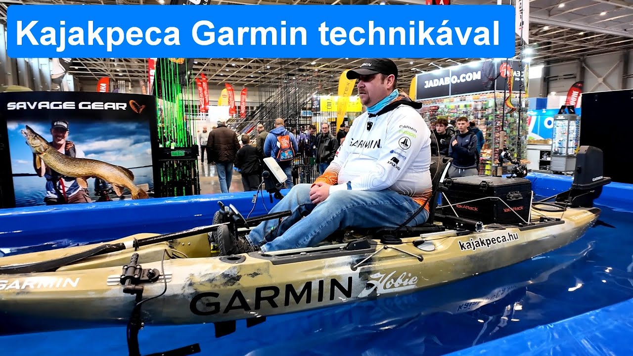 Kajakos horgászat - Garmin technikával