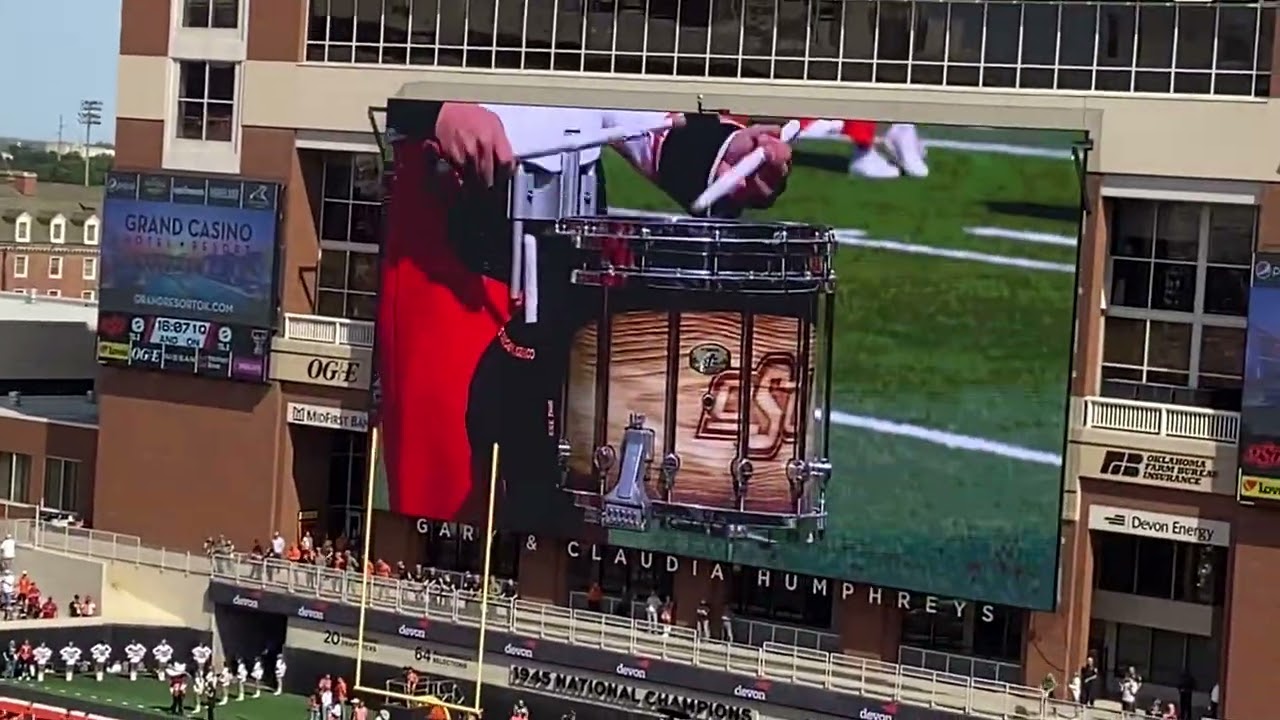 Oklahoma State Cowboy Marching Band: Run-On & PreGame Show Oct. 8, 2022