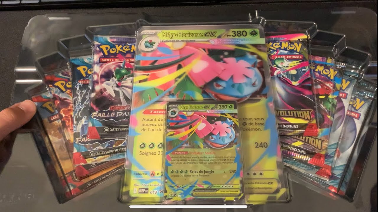 Ouverture du coffret prenium méga-florizarre EX!😃