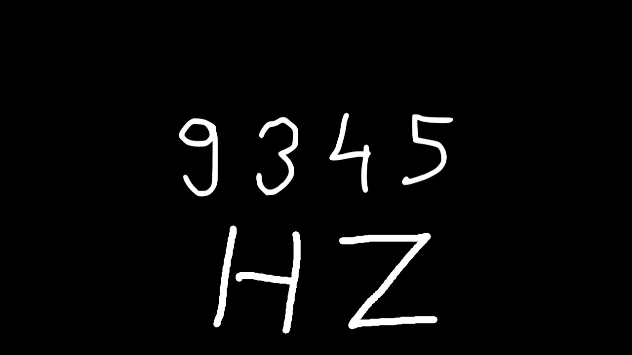 9345 hz
