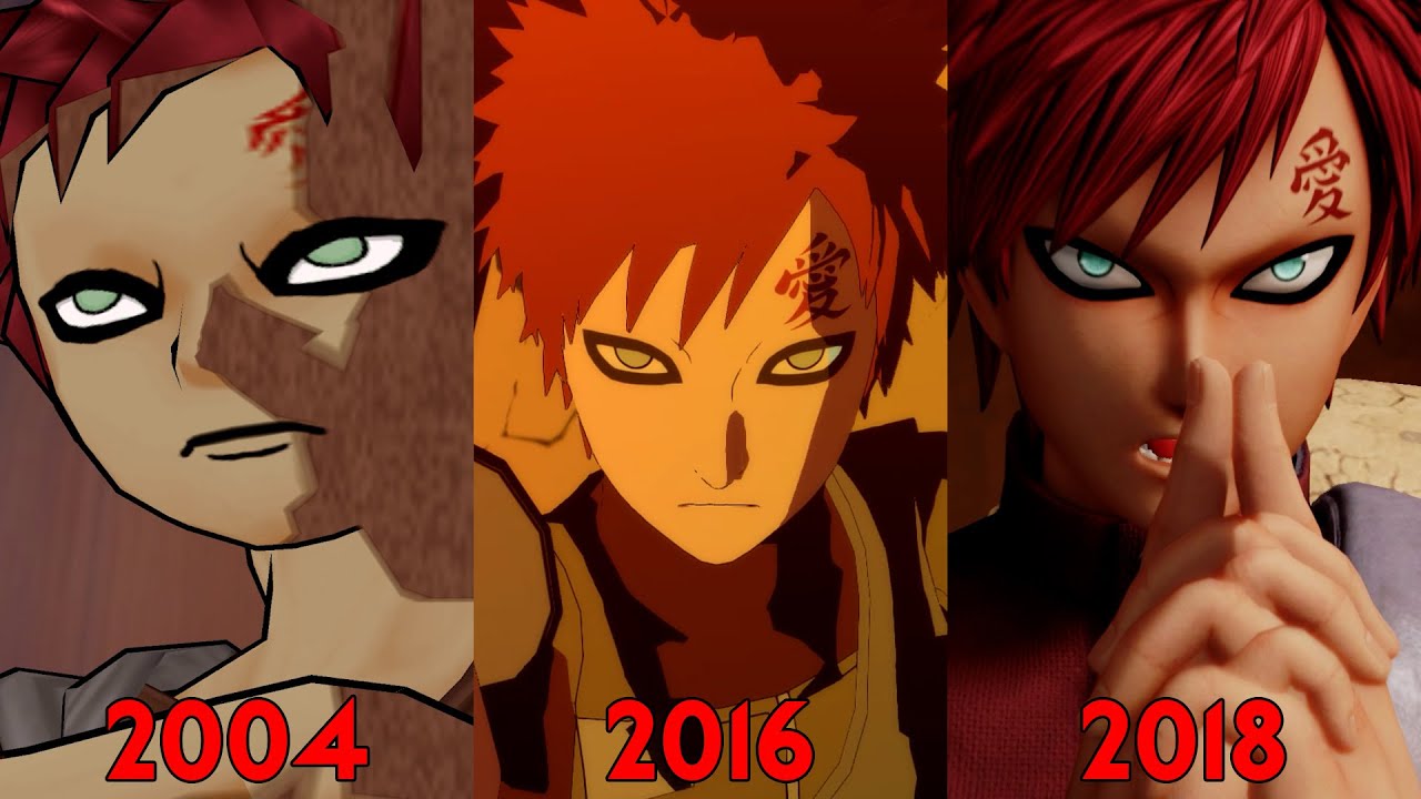 Gaara (Fifth Kazekage) - All Ultimate & Team Ultimate Jutsu Evolution (60 FPS)