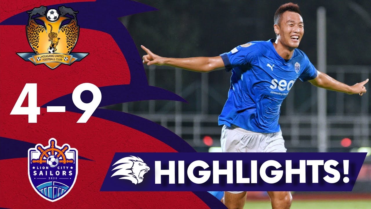 2022 AIA Singapore Premier League: Hougang United vs Lion City Sailors