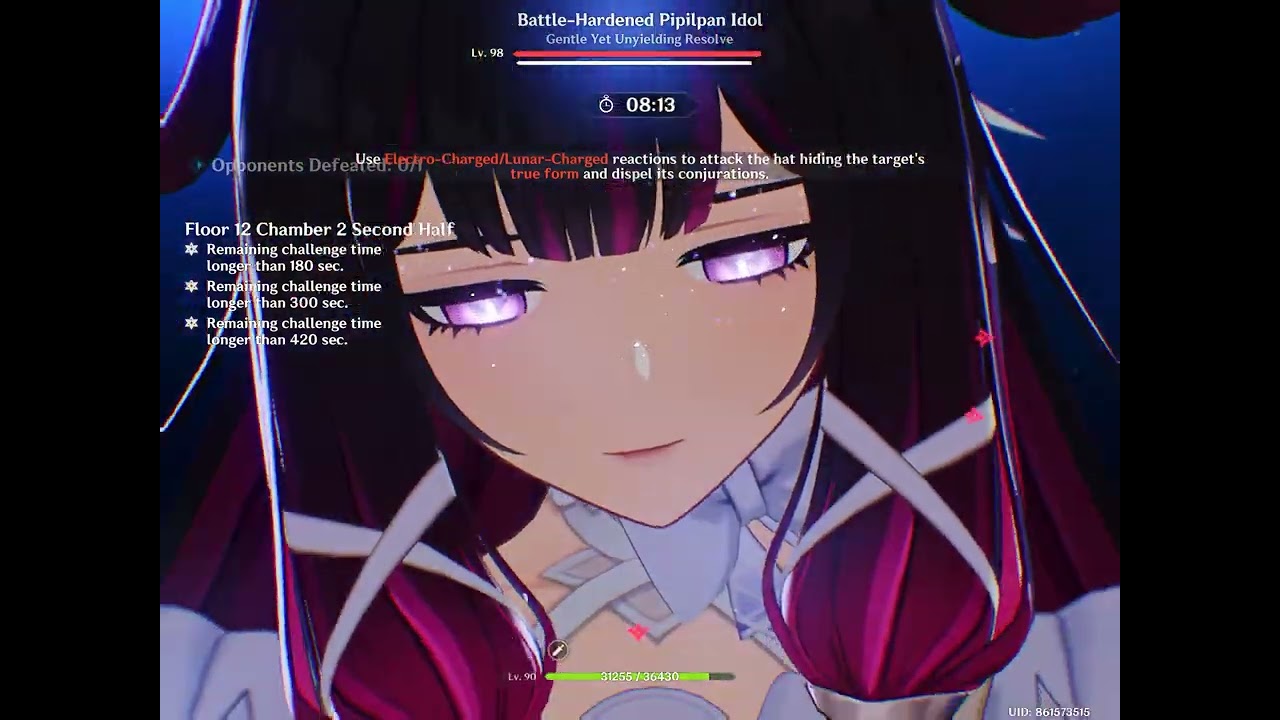 Luna 4 36 star Spiral Abyss Genshin