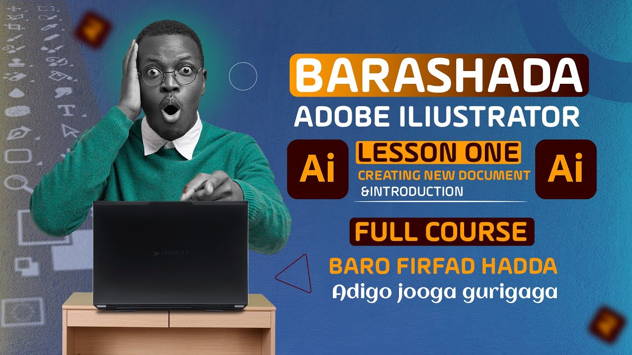 Lesson 1 Creating New Document & introduction || Adobe Illustrator interface