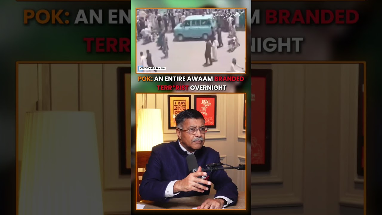 Pakistan Put ₹1 Crore On PoK's Protest Leaders?  | #tarunbindlish #shorts #pok