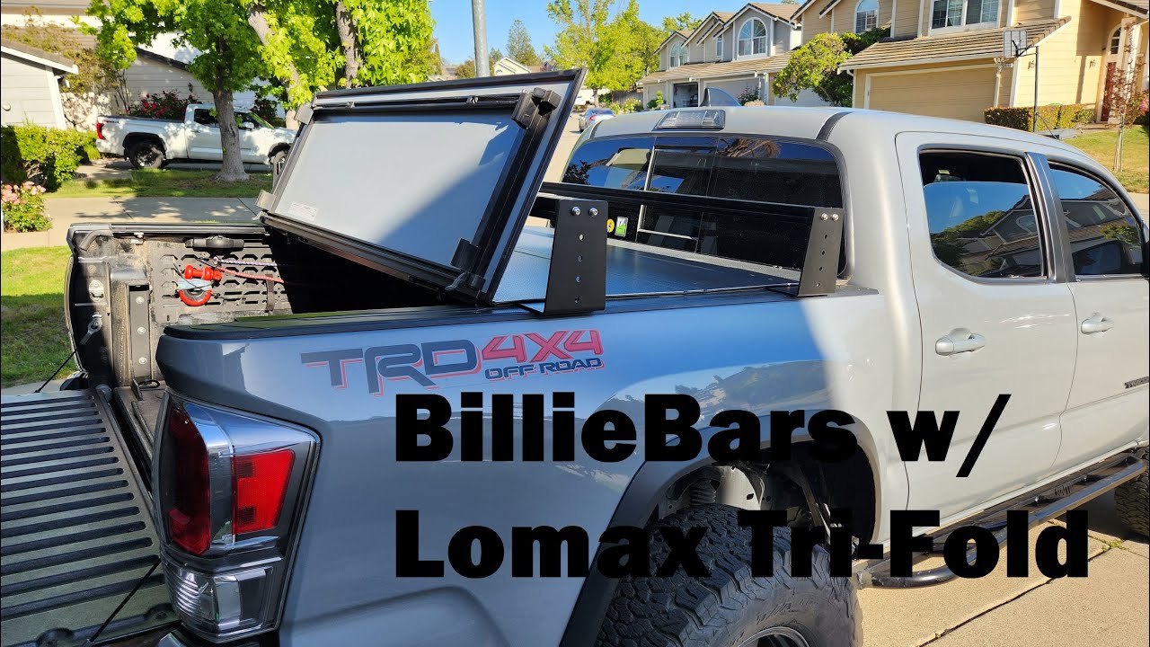 Установлены BillieBars с чехлом-крышкой Lomax Tri-Fold Tonneau Cover — Toyota Tacoma