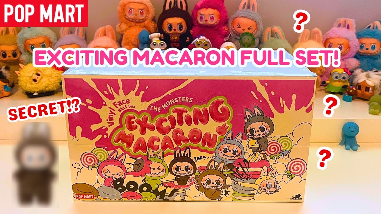 POP MART EXCITING MACARON ┃ LABUBU ♡┃UNBOXING FULL SET!┃SECRET!? ♡