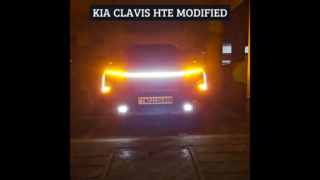KIA CARENS CLAVIS MODIFIED GENUINE CONNECTING DRL 😍