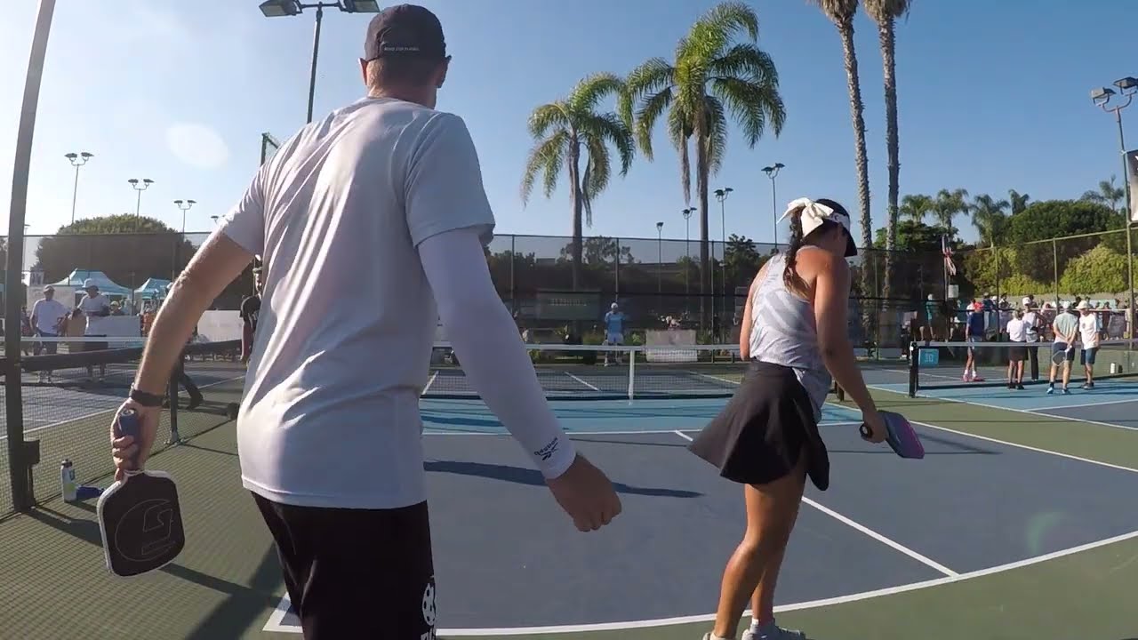 2024 APP Newport Beach Open Pickleball Tournament Mixed Doubles Pro Points Draw R1