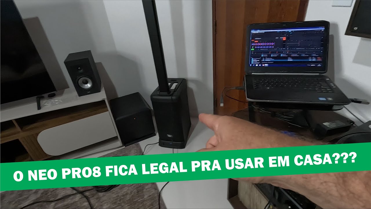 Testei o AZ Audio Neo Pro8 como som residencial.