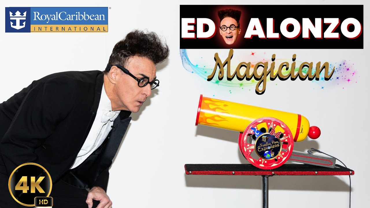 Magician Ed Alonzo in 4k Onboard Royal Caribbean