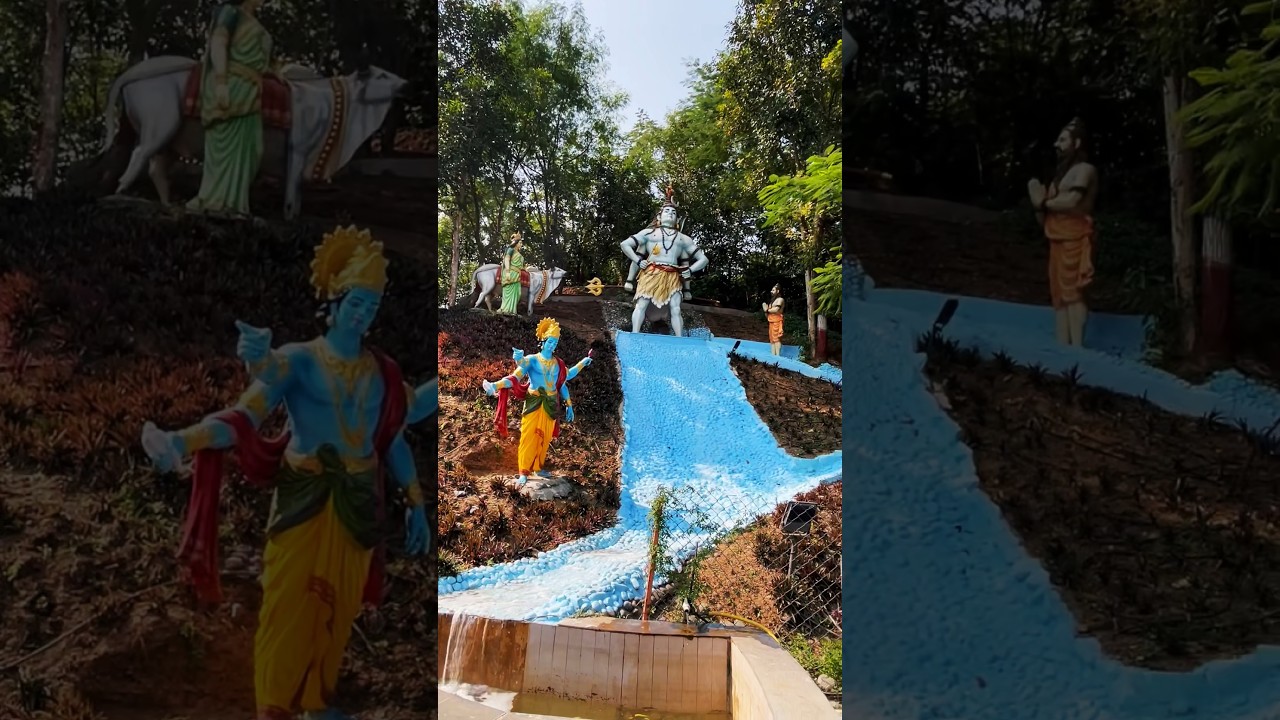 Neelkanth Dham Museum | Sahjanand Universe #poicha #swaminarayan #krishna #shiva #shortsfeed #shorts