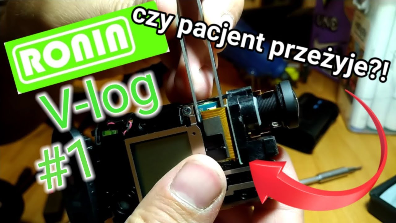 Sony HDR AS30V Naprawa Sprawdzam co tam brzęczy.