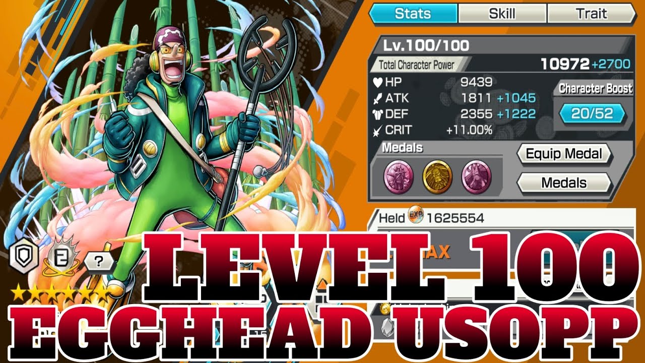 LEVEL 100 EGGHEAD USOPP GAMEPLAY | ONE PIECE BOUNTY RUSH | OPBR