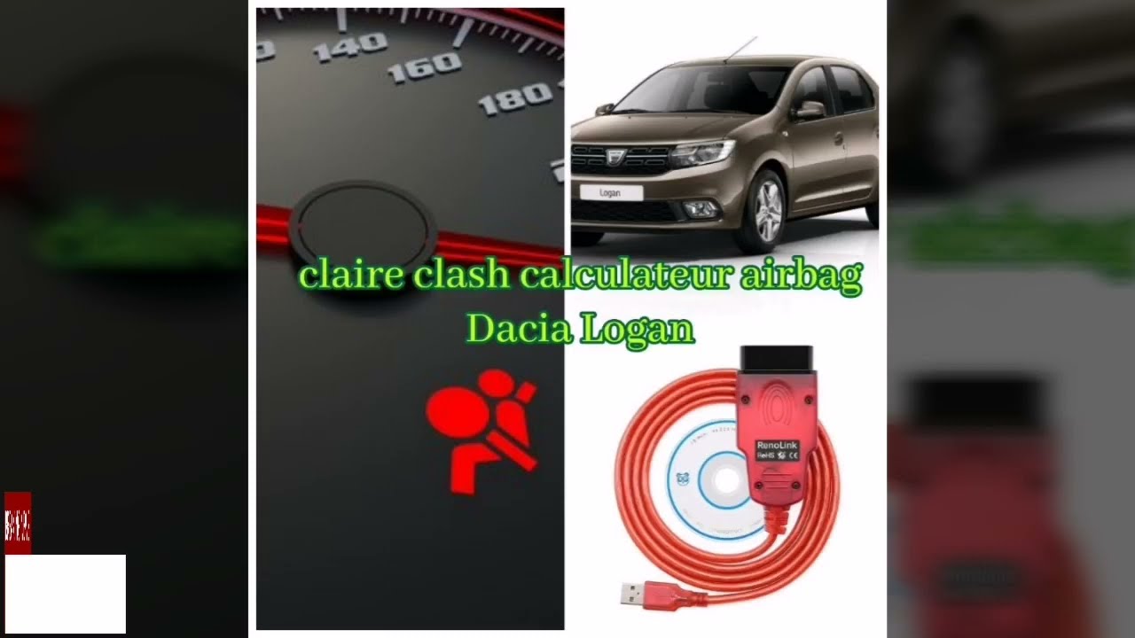 claire crash calculateur airbag Dacia Logan 2019 diagnostic Renault link