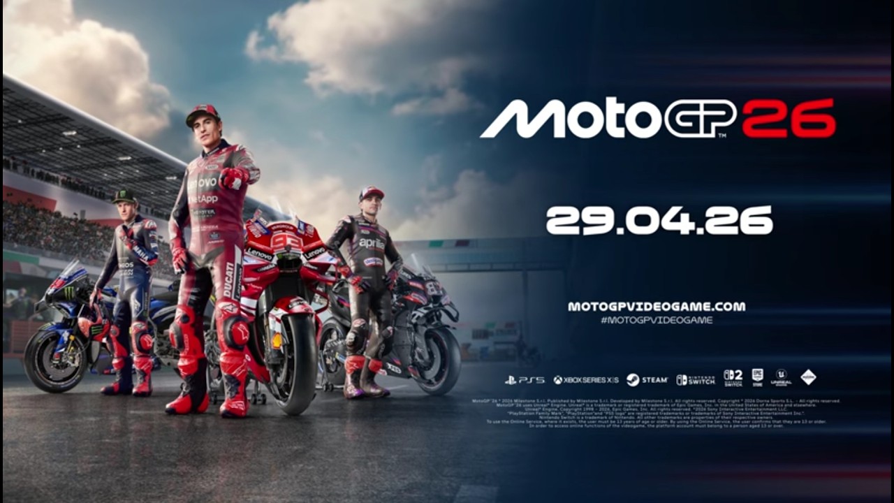 MotoGP26  Announcement Trailer 29 04 26/Game MotoGP26🎮