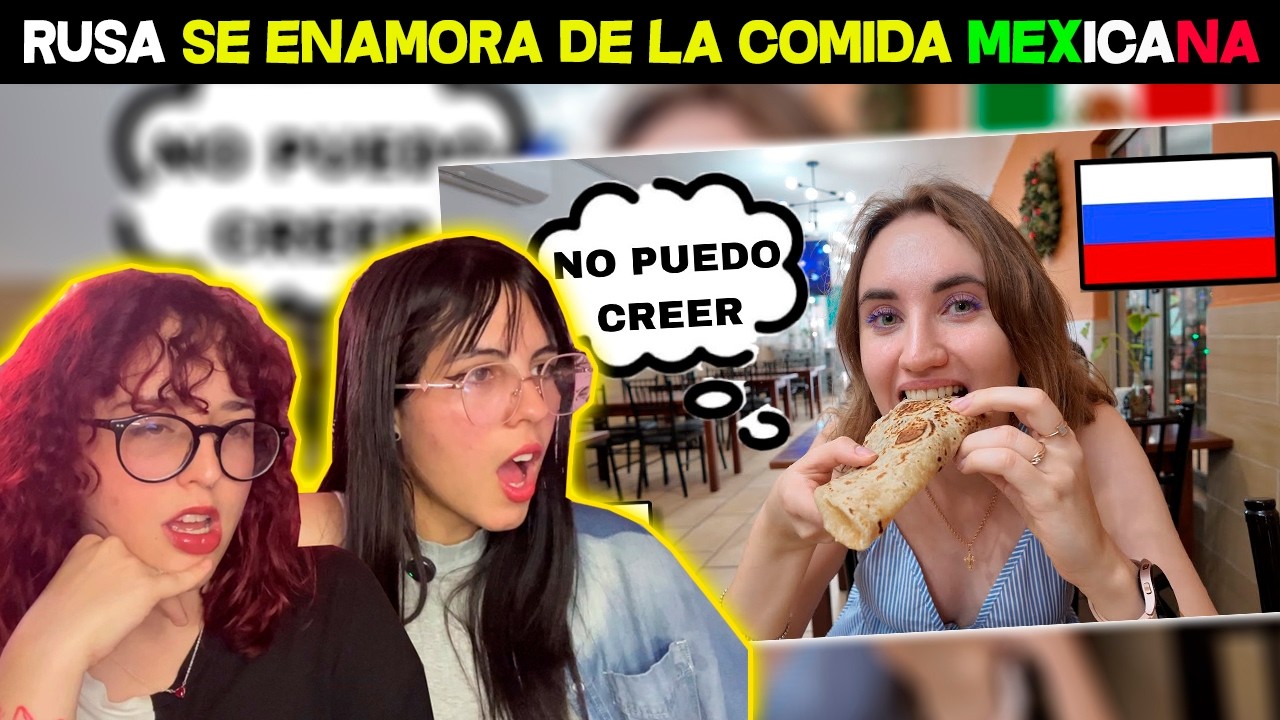 RUSA prueba verdadera comida MEXICANA - CUBANAS REACCIONAN