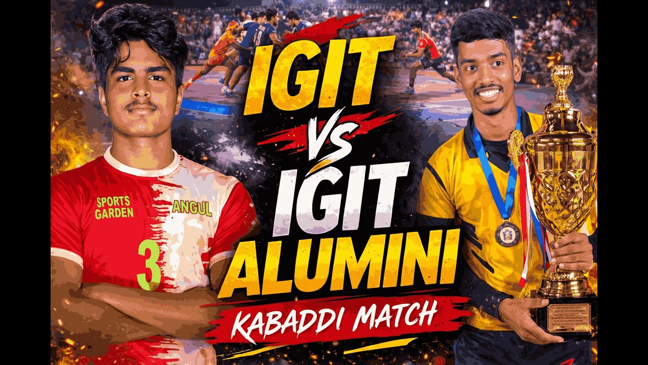 IGIT VS IGIT ALUMINI // KABADDI MATCH // UTSHAHAN 2K26 // IGIT ,SARANG