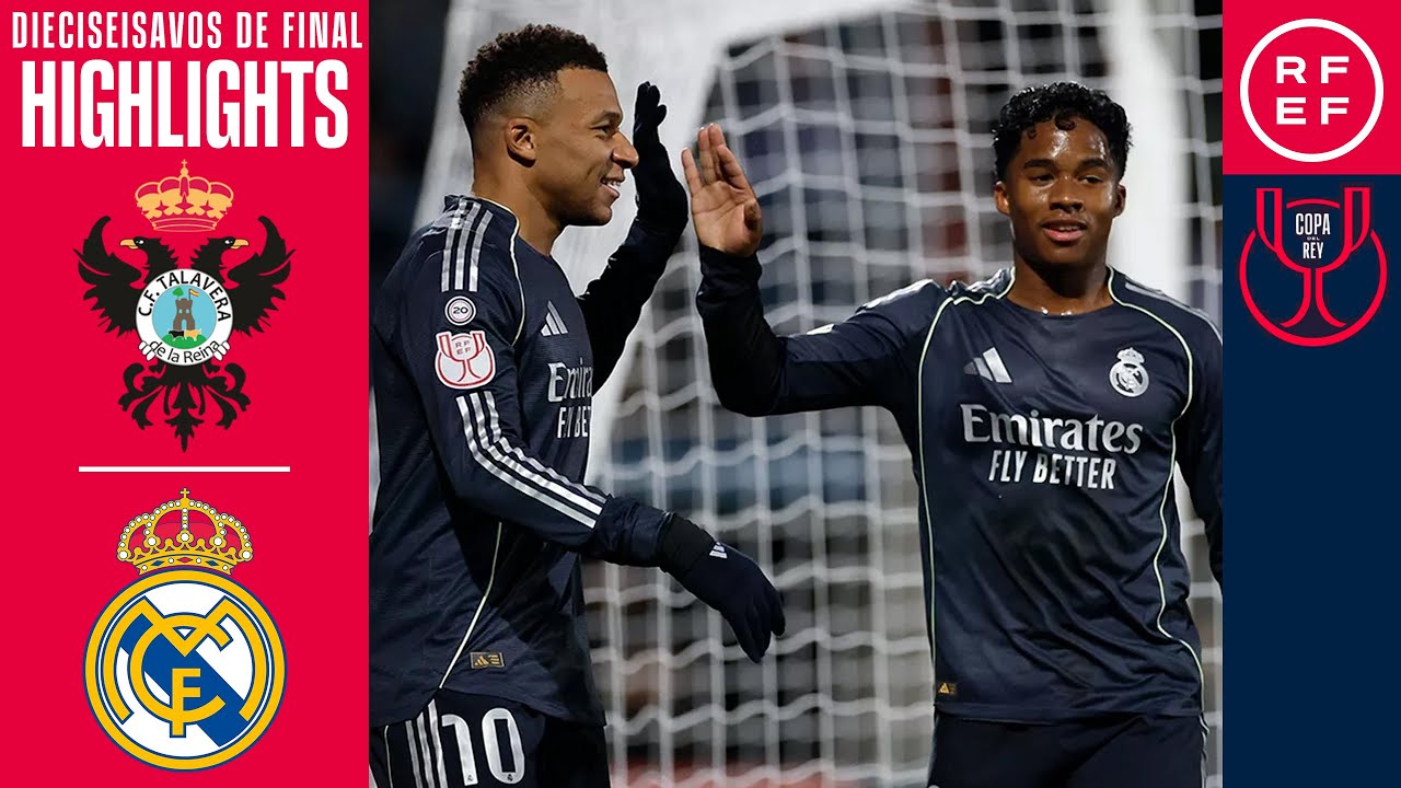 Resumen #CopaDelReyMAPFRE | CF Talavera 2-3 Real Madrid CF | Dieciseisavos de final | Temp. 2025/26