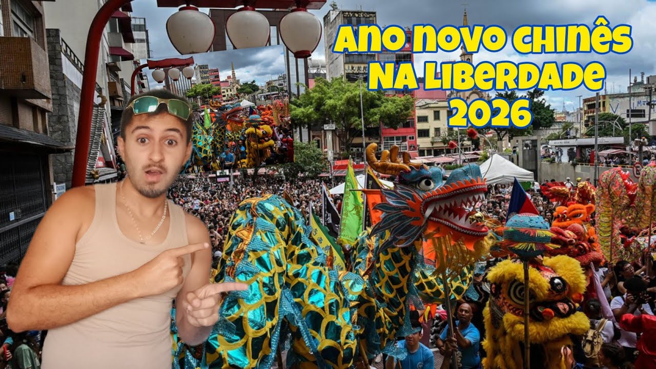 Fui ao Ano Novo Chinês na Liberdade SP 🐉🎊 | Ano do Cavalo 2026 - Saiba da tradição e o horóscopo 