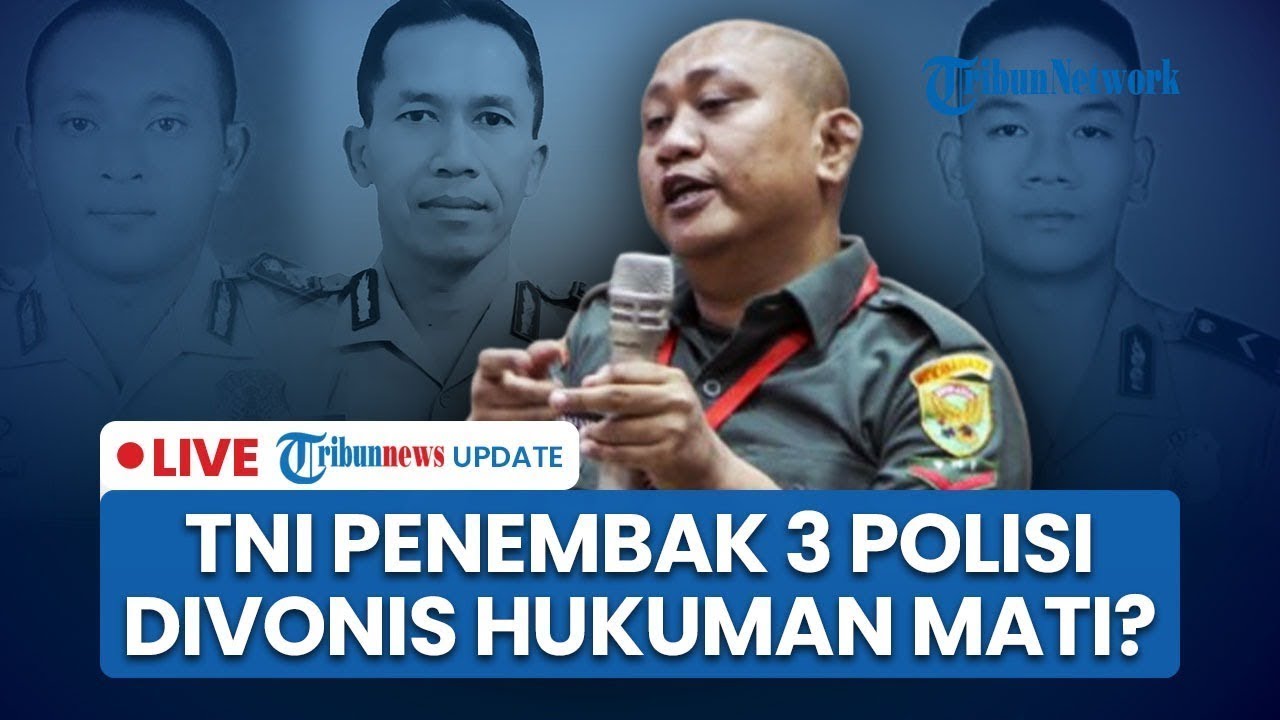 🔴 LIVE : Sidang Kasus TNI Tembak 3 Anggota Polisi di Sabung Ayam Lampung, Vonis Kopda Bazarsah