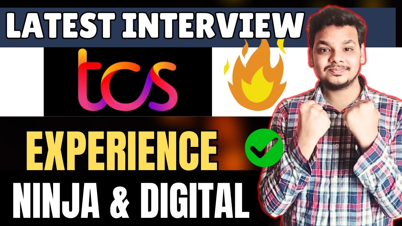 TCS Ninja & TCS Digital Interview Questions | How to Crack TCS Interview | TCS Interview Experience