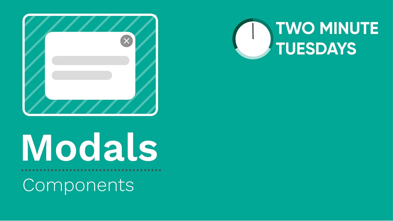 Modals | #TwoMinuteTuesdays