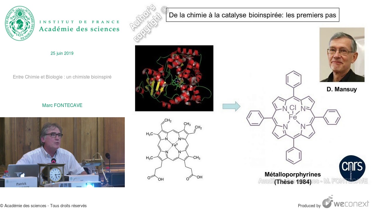 Rencontre avec Marc Fontecave - Entre chimie et biologie : un chimiste (bio)inspiré