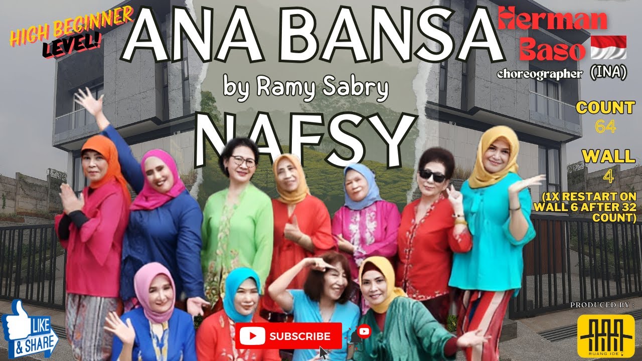 Ana Bansa Nafsy - Line Dance Nilem