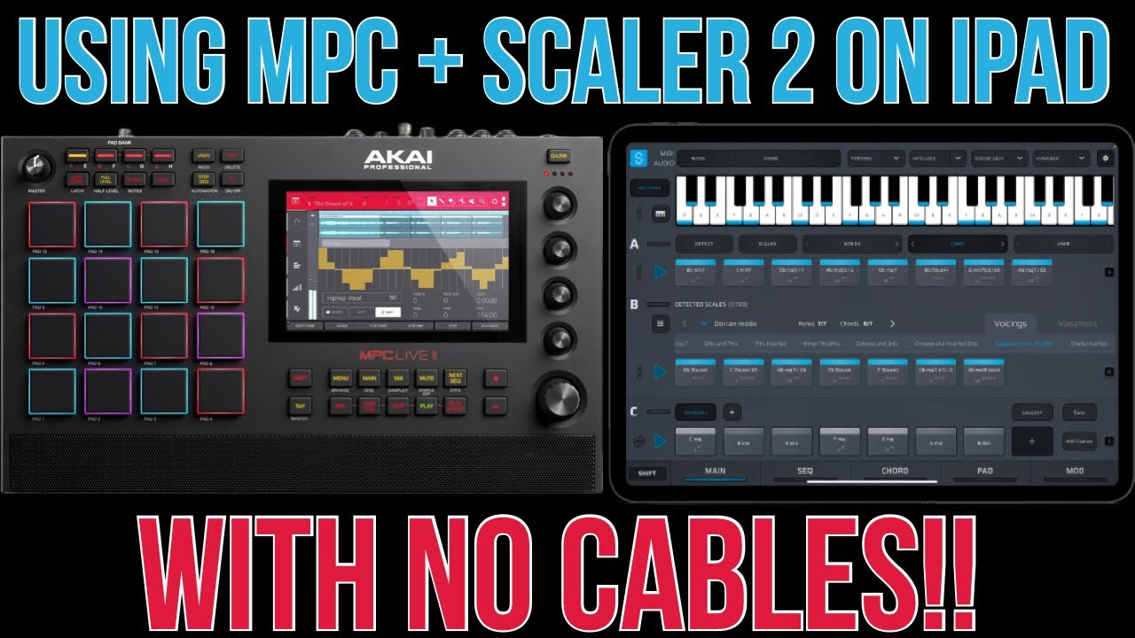 Using MPC & Scaler 2 iPad with No Cables!!!  🔥 🤯 **Wireless!!**