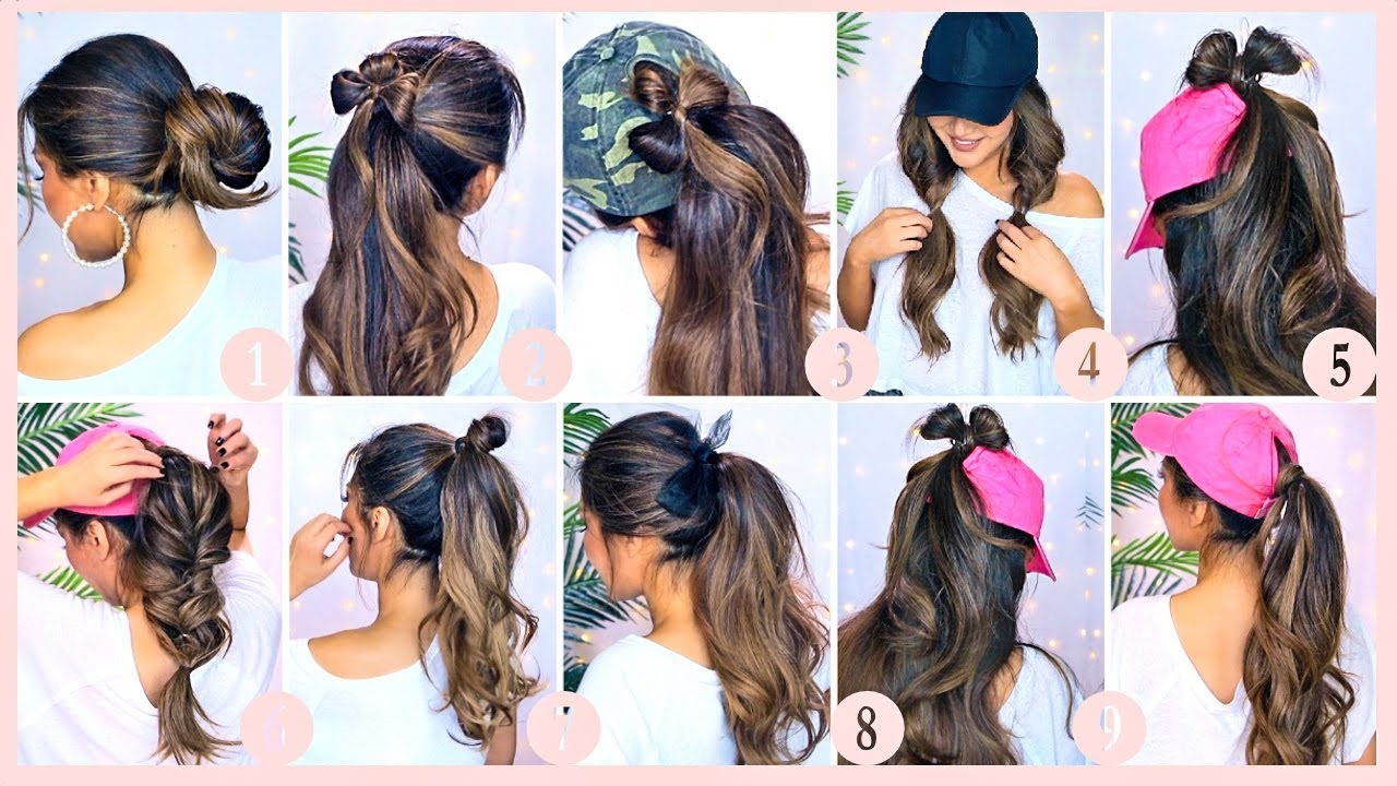 🍋10 LAZY HAIRSTYLES for SUMMER 2019 🍋 EASY Updos for Work, Workouts, School Girls - HEATLESS