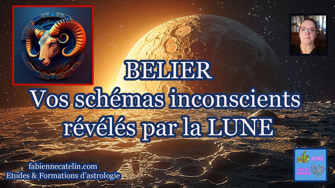 ♈BELIER : Vos schémas inconscients révélés par la LUNE 🌑