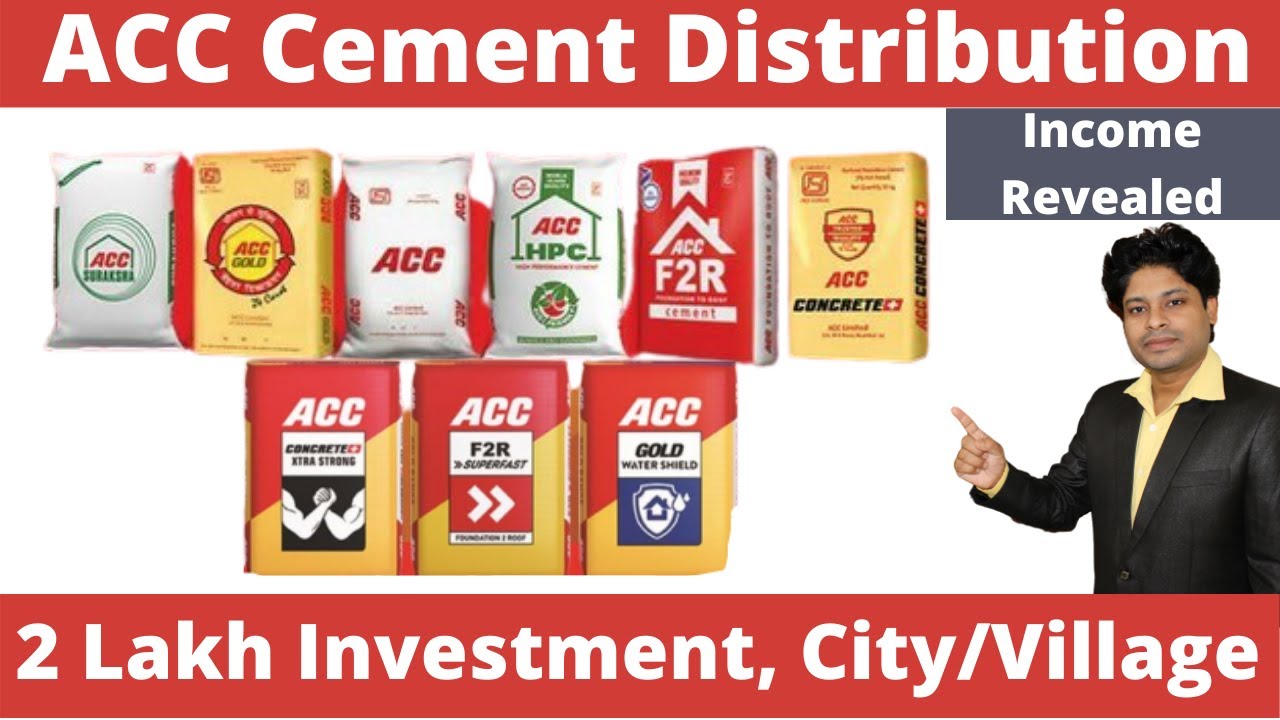 ACC Cement Distributorship Opportunity | Start Business in City/Village | How to Get a Cement Age...