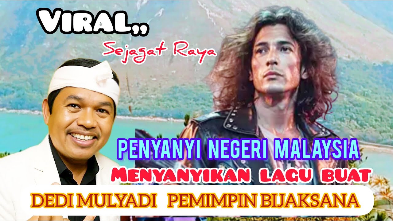 Viral Penyanyi Rock Malaysia ‼️ Menyanyikan Lagu Dedi Mulyadi