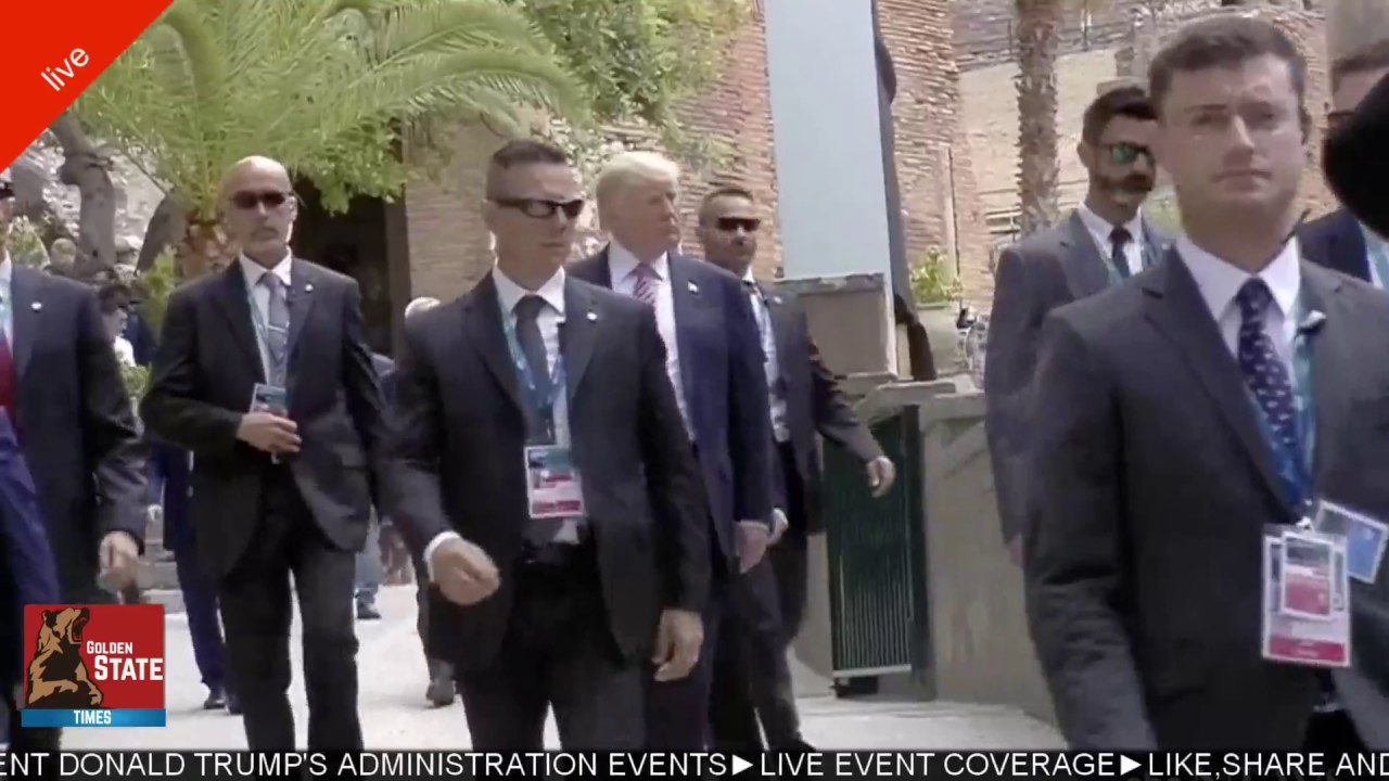 President Trump Asked to Stay Back Due to SECURITY Concerns at G7 Summit Taormina, Sicily, Italy