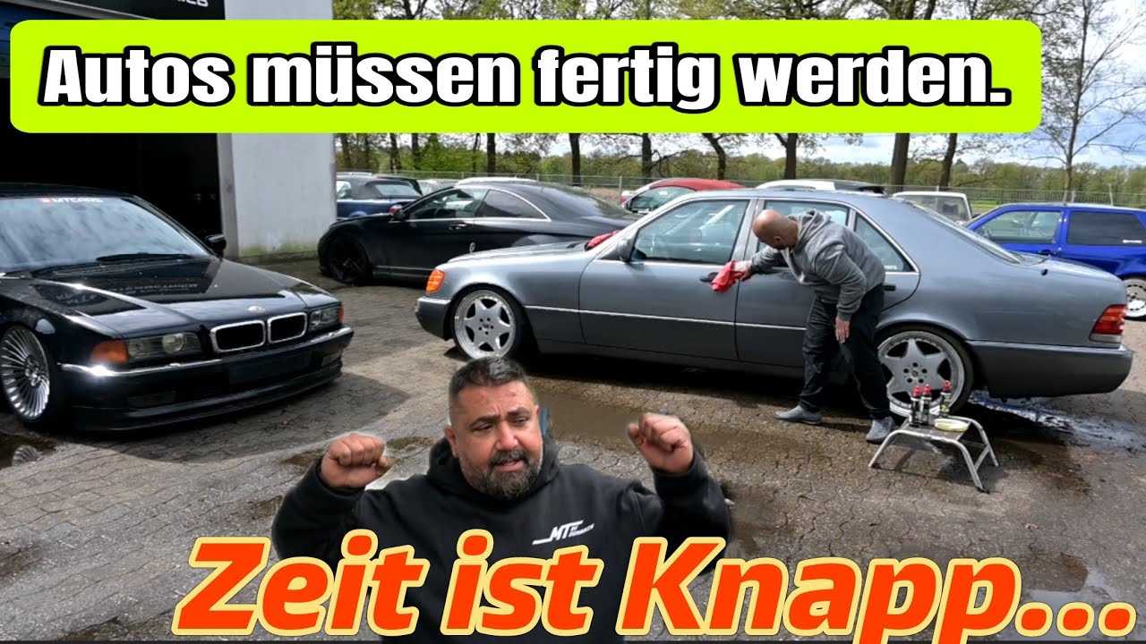 Stress in der Werkstatt....Es wird Eng zu Messe. W140 E38