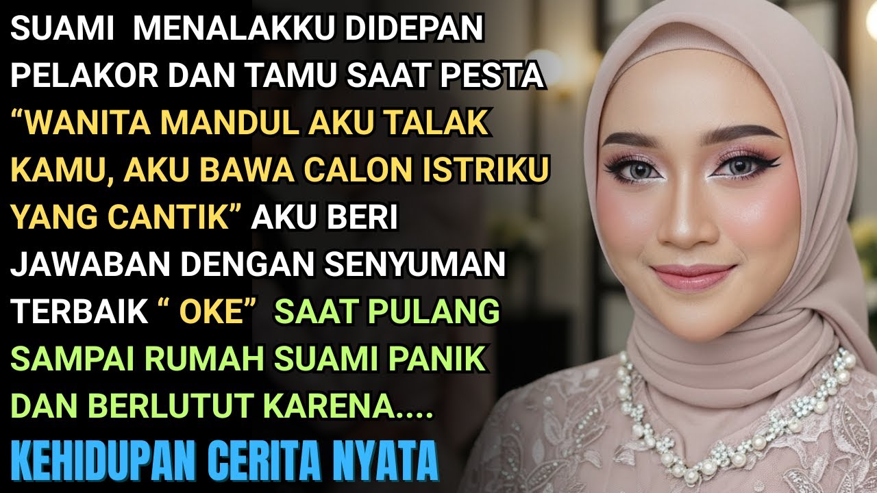 DIPESTA SUAMI MENALAKU KARNA MANDUL DIDEPAN PLAKOR - SAMPAI RUMAH WAJAH SOMBONGNYA BERUBAH KETAKUTAN