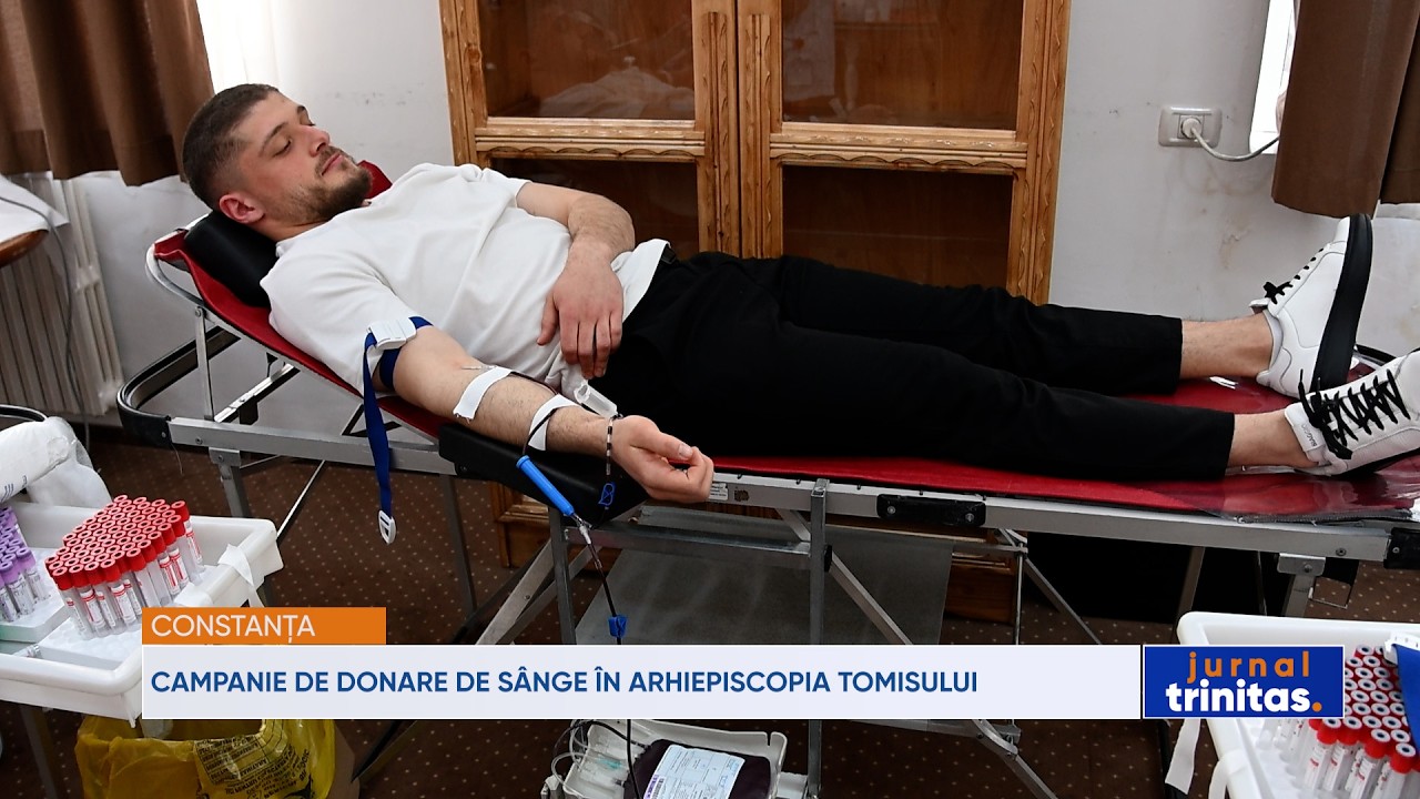 Campanie de donare de sânge organizată de Arhiepiscopia Tomisului
