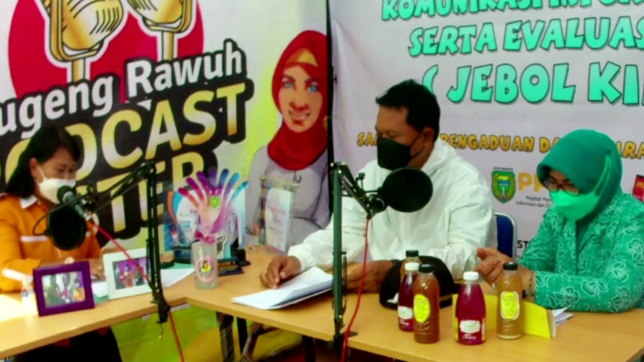 Podcast bersama Bapak Walikota Madiun dan Ibu Ketua TP PKK Kota Madiun, acara 