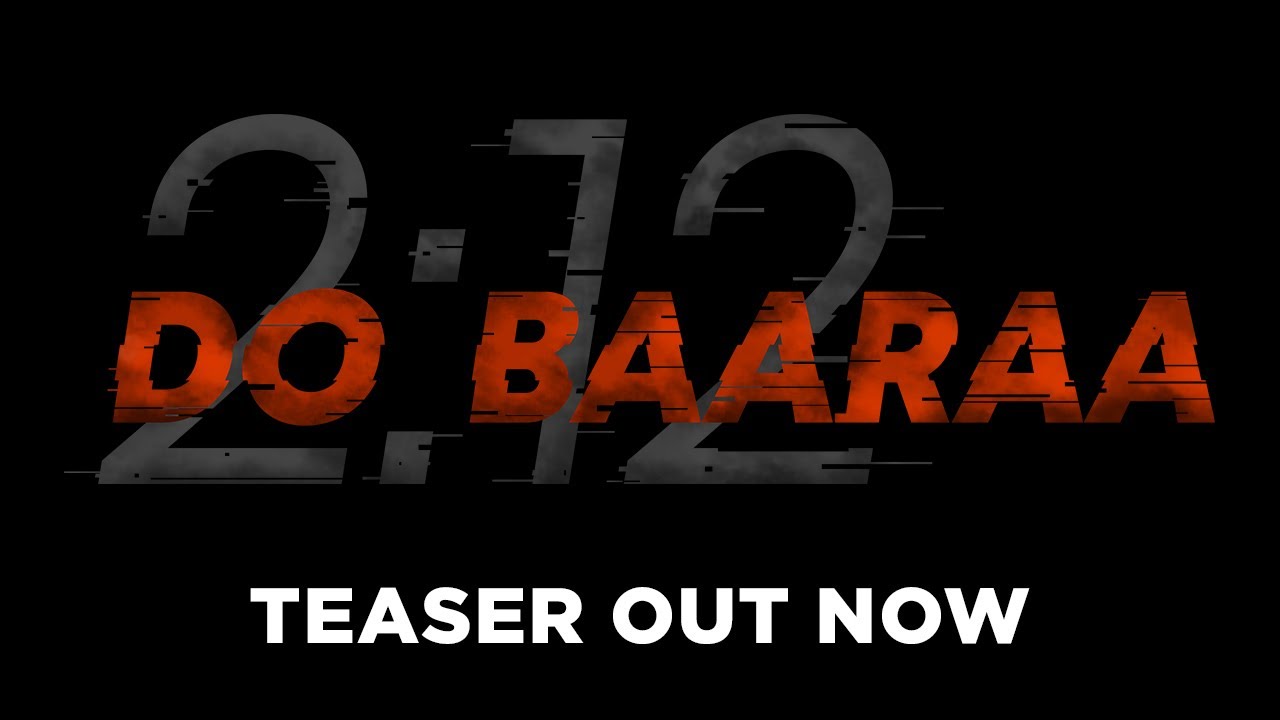 Dobaaraa | Announcement Teaser | Taapsee Pannu, Anurag Kashyap