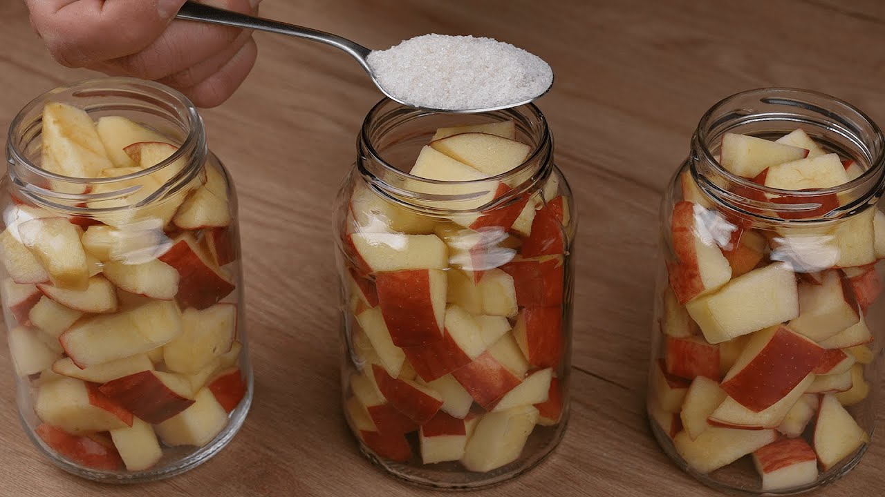 ¡Método fácil y diferente! Receta de conserva de manzana que aprendí de mi abuela.