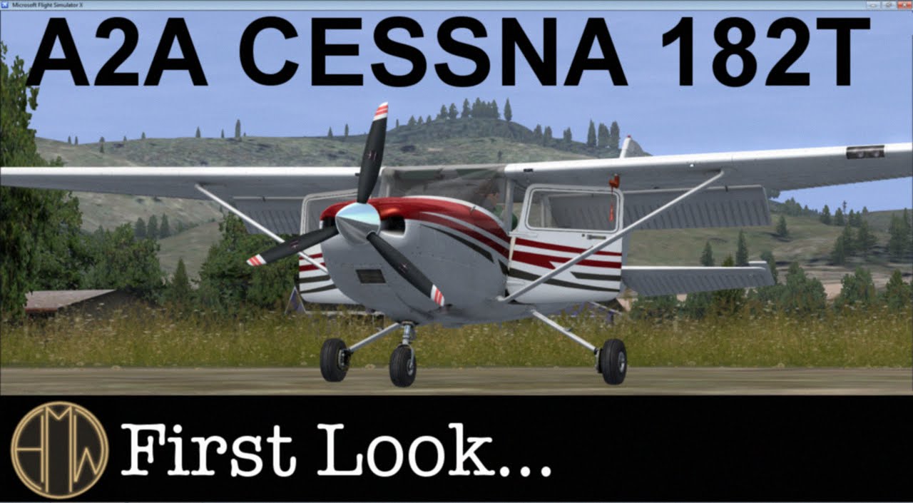 I FLOODED IT! - A2A Cessna 182T First Look!