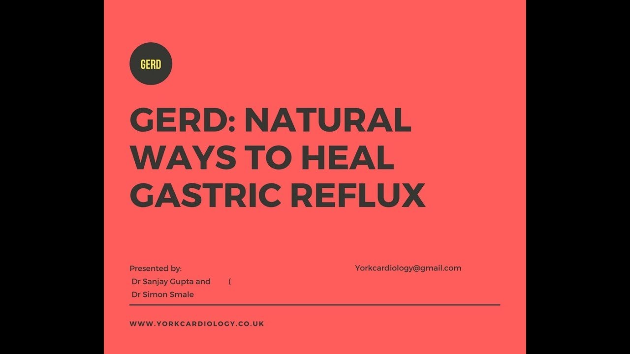 Natural ways to heal GERD