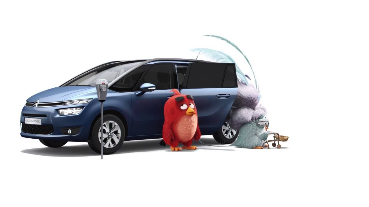 Citroёn Grand C4 Picasso та Angry Birds