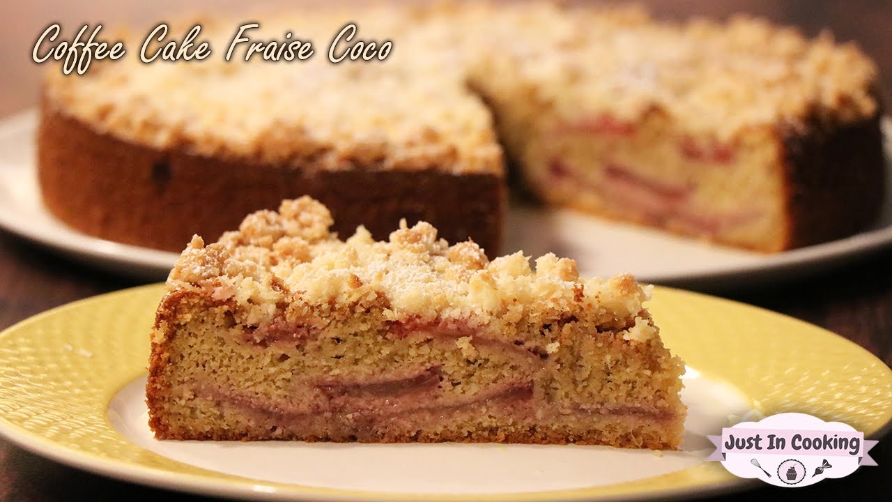 Recette de Coffee Cake Fraise, Coco, Amande et Vanille