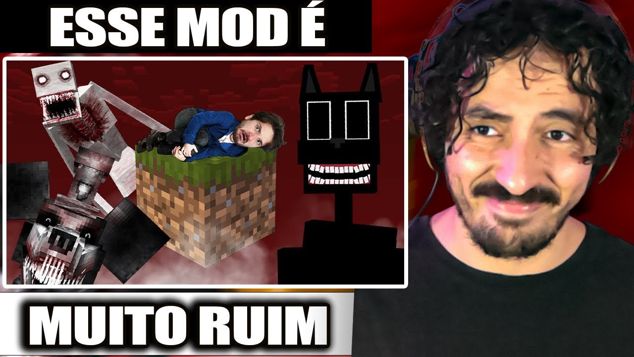 SOBREVIVENDO EM APENAS 1 BLOCO DE TERROR NO MINECRAFT! | Leozin React