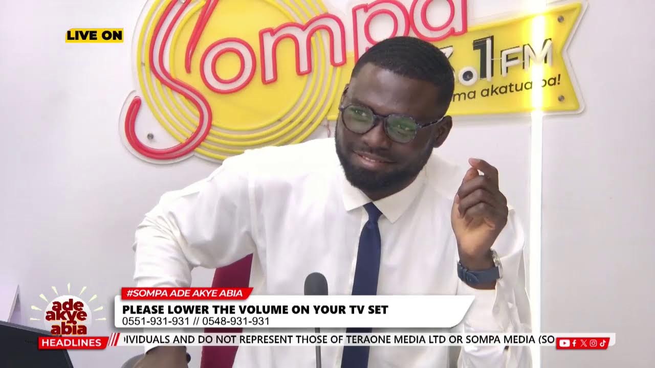 STREAM 2|| ADE AKYE ABIA WITH NANA KWAME NKWANTABISA ON SOMPA 93.1FM/TV || 06/02/26