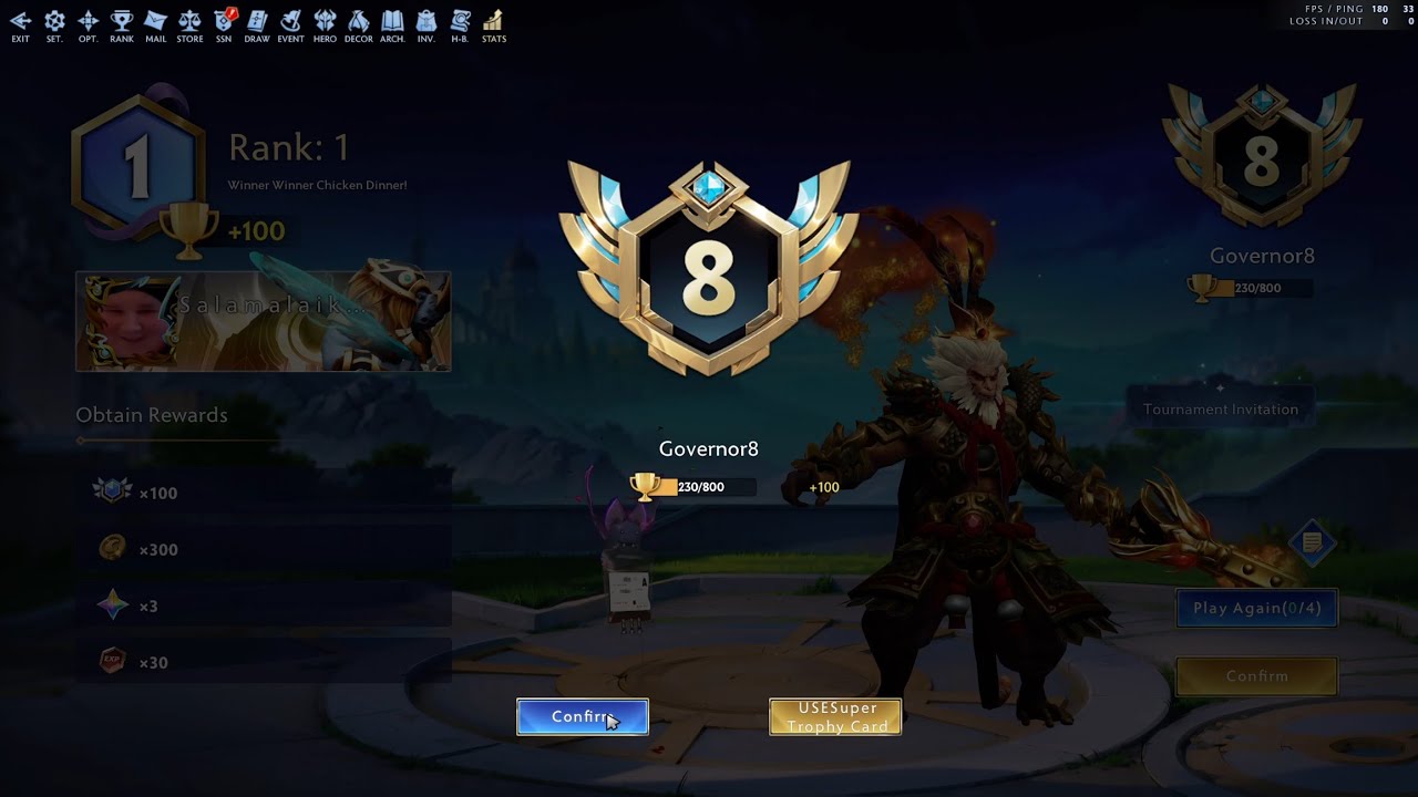 Auto Gladiators - Monkey King Ward + Chaos counter Shield