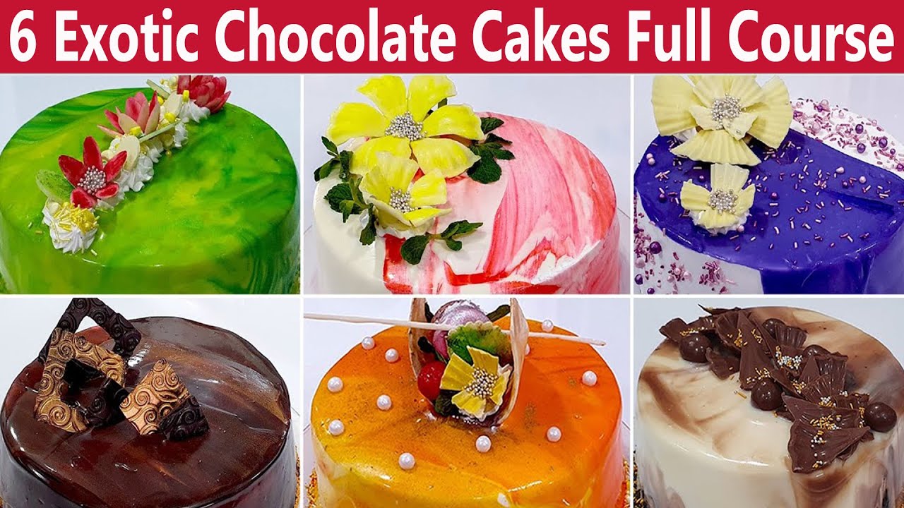 6 Exotic Chocolate Cakes  Manisha Bharani Cakes Recipes  Christmas Recipes 2024