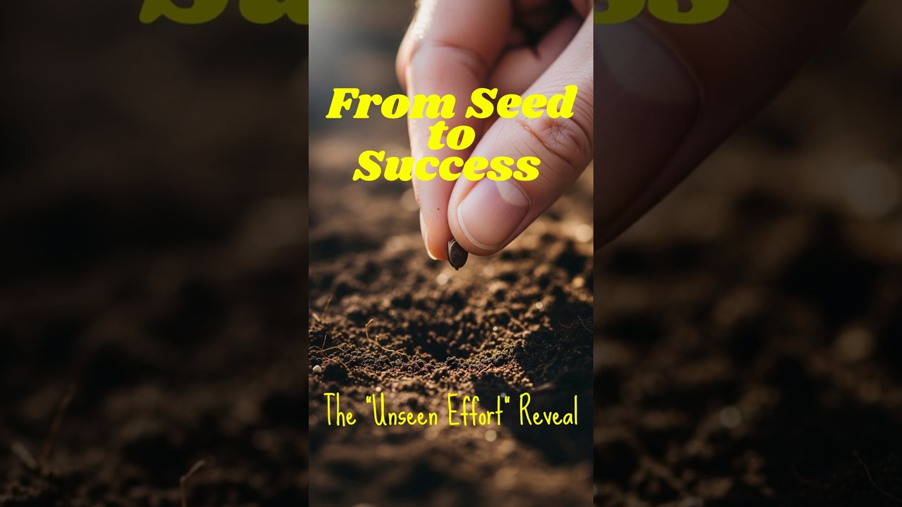 From Seed To Success. #motivation #faithhabits #inspiration #faith